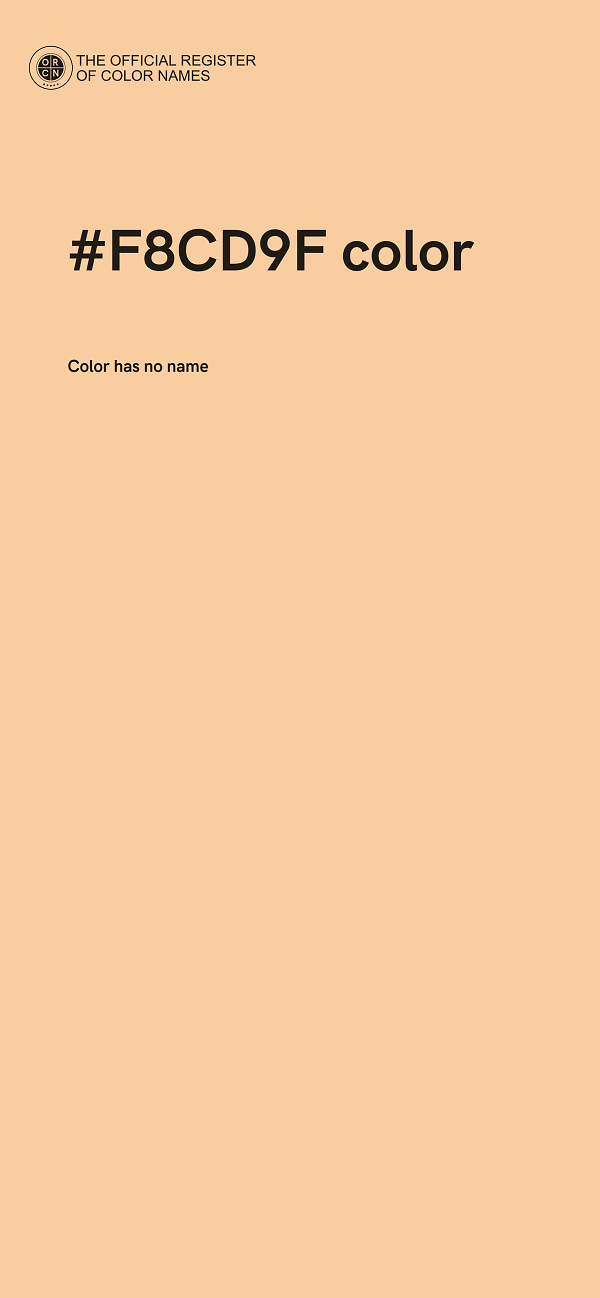 #F8CD9F color image