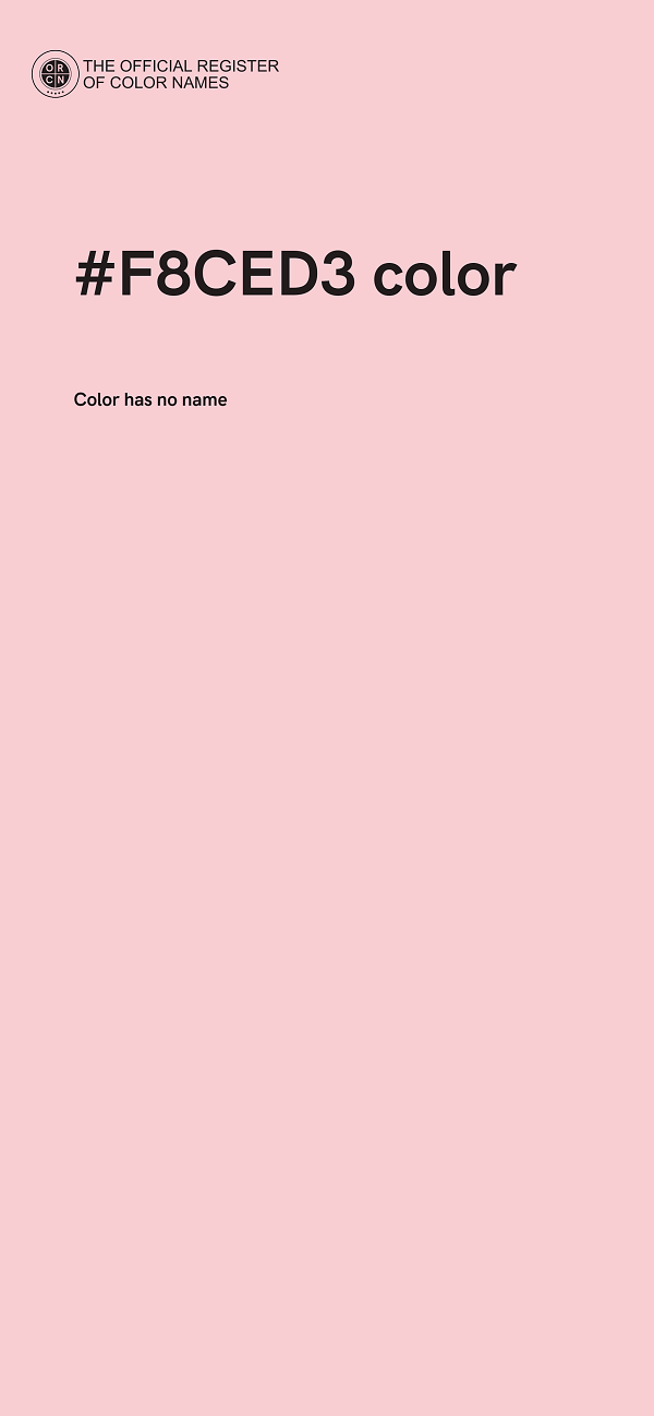 #F8CED3 color image