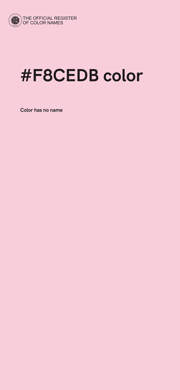 #F8CEDB color image