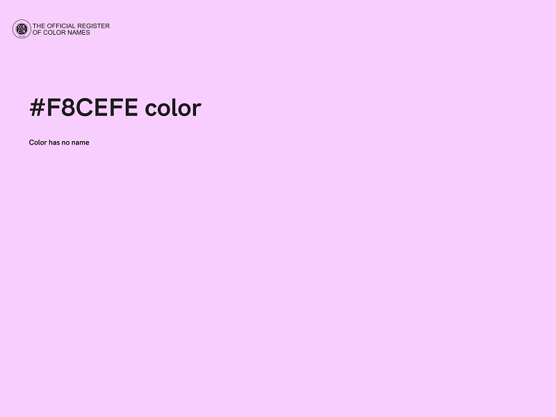 #F8CEFE color image