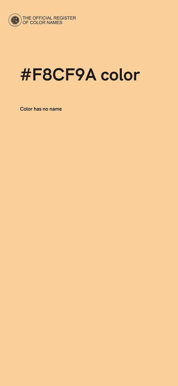 #F8CF9A color image