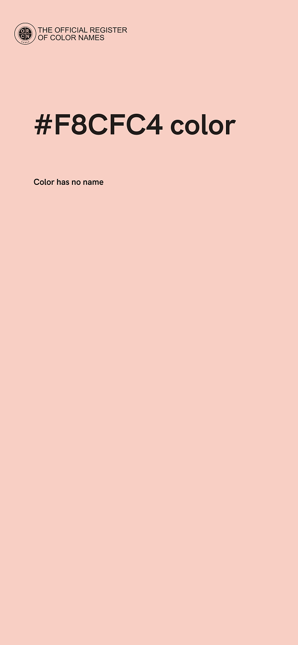 #F8CFC4 color image