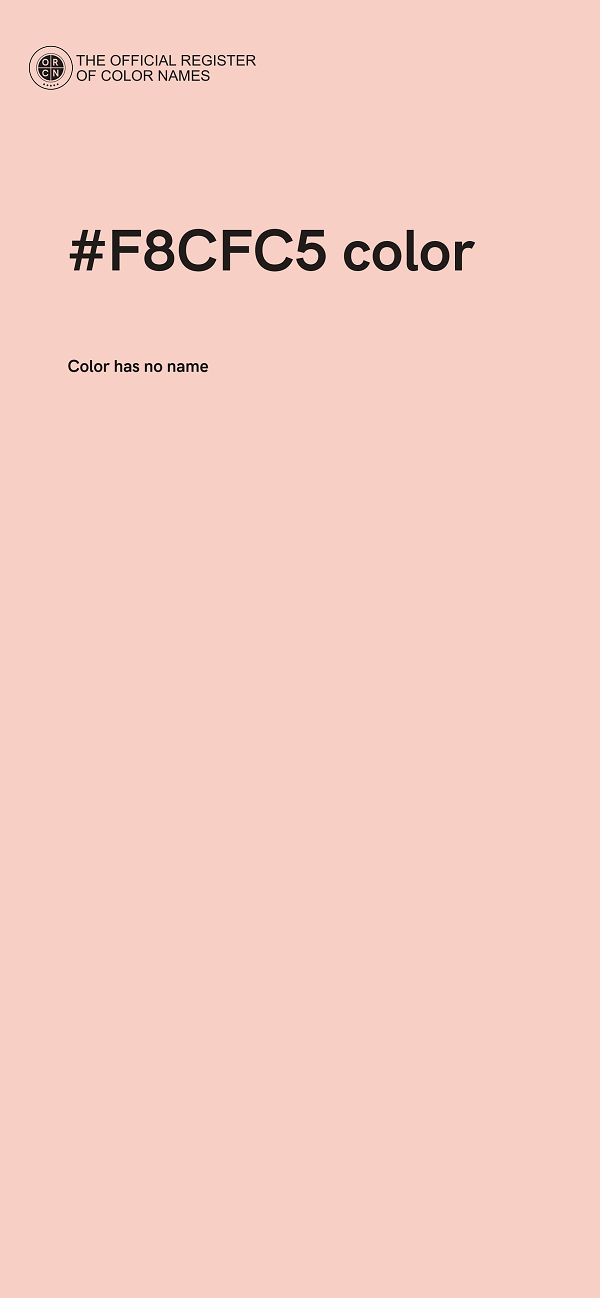 #F8CFC5 color image