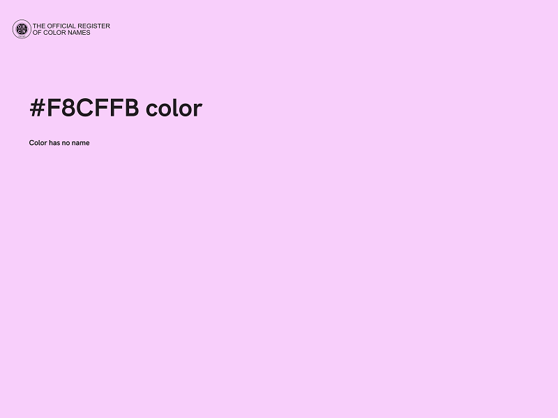 #F8CFFB color image