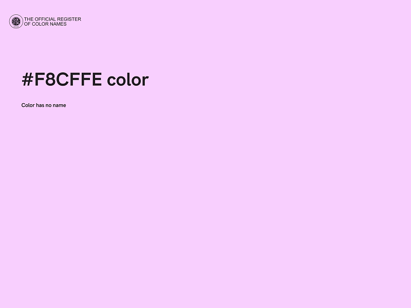 #F8CFFE color image