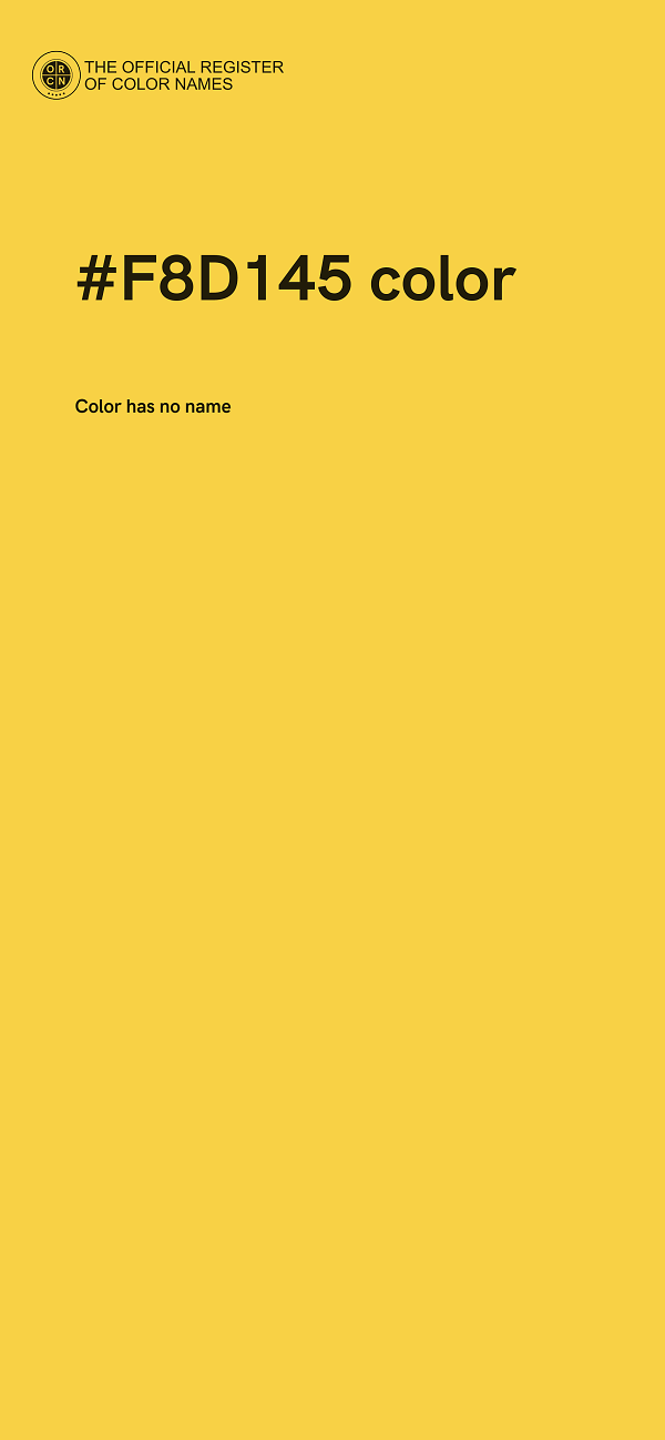 #F8D145 color image