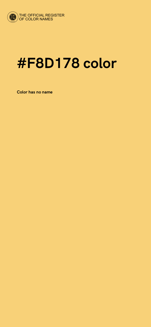 #F8D178 color image