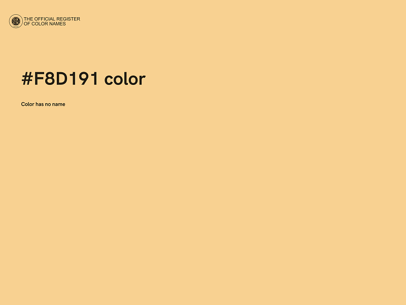 #F8D191 color image