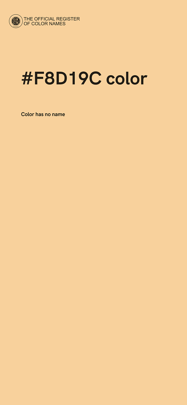 #F8D19C color image