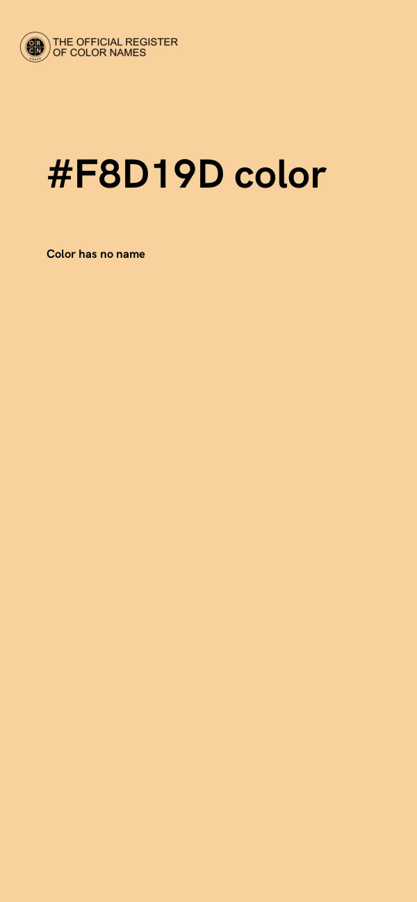 #F8D19D color image