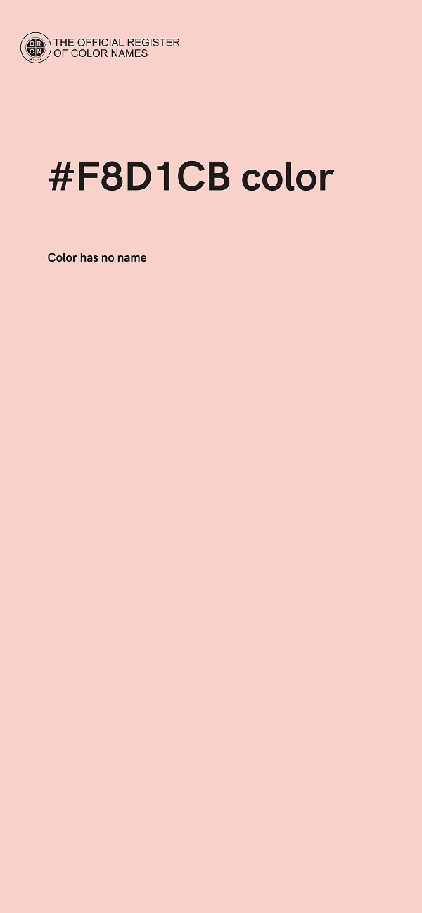 #F8D1CB color image