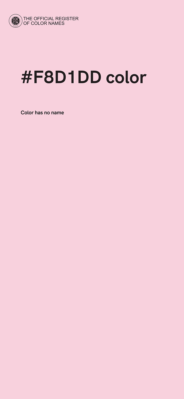 #F8D1DD color image