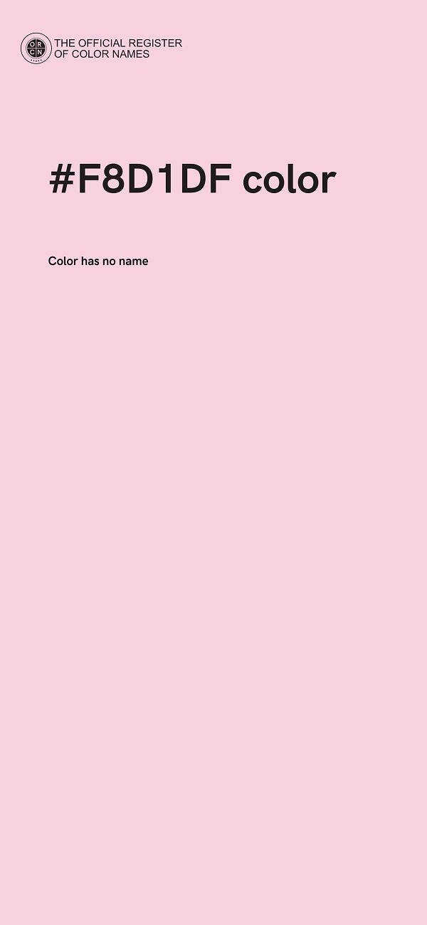 #F8D1DF color image