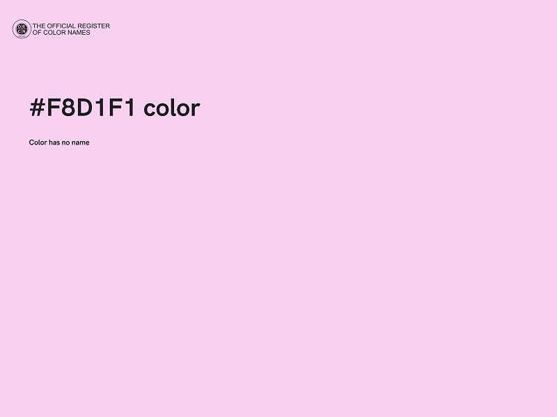 #F8D1F1 color image