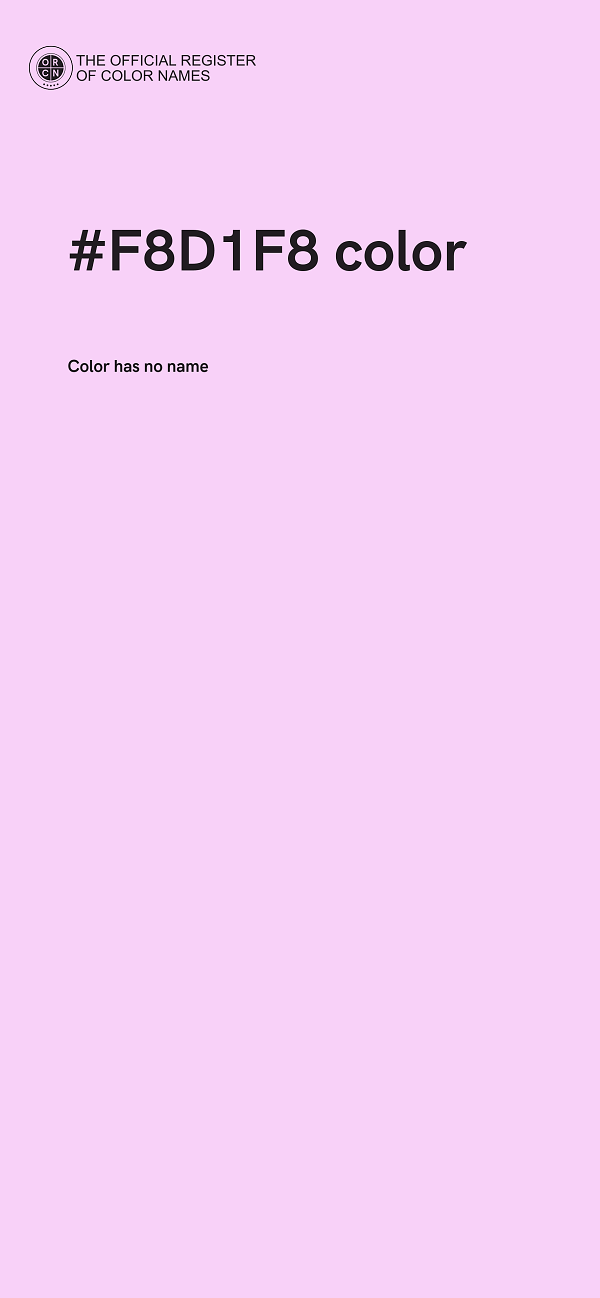 #F8D1F8 color image