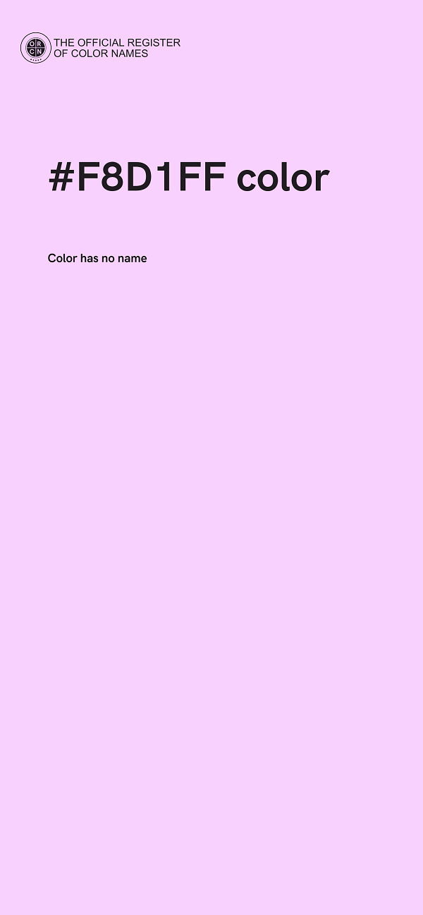 #F8D1FF color image