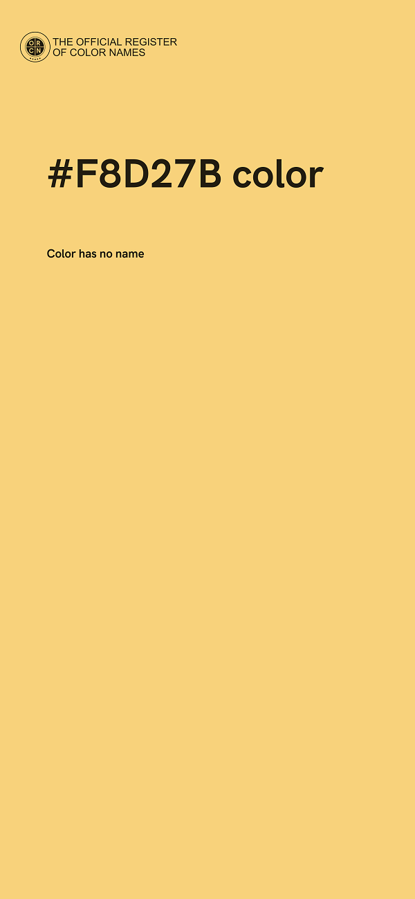 #F8D27B color image