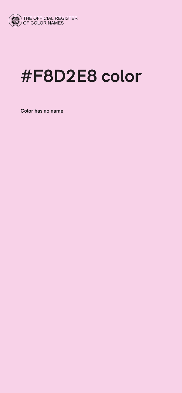 #F8D2E8 color image
