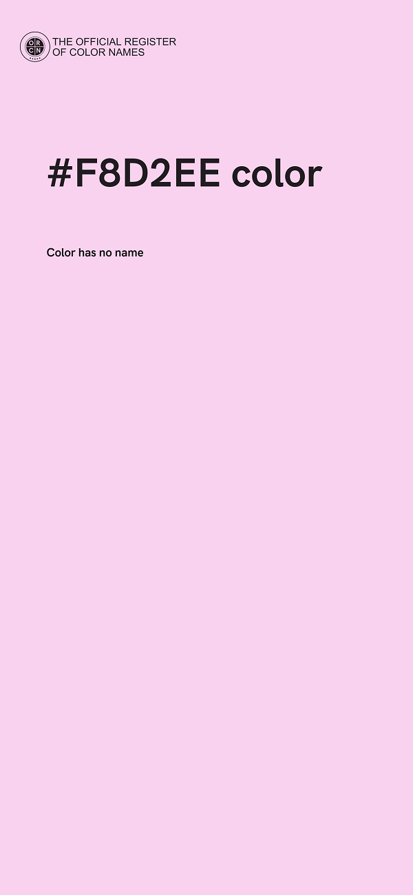 #F8D2EE color image