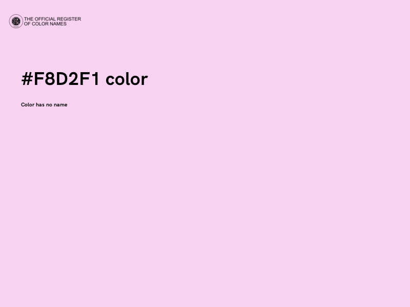 #F8D2F1 color image
