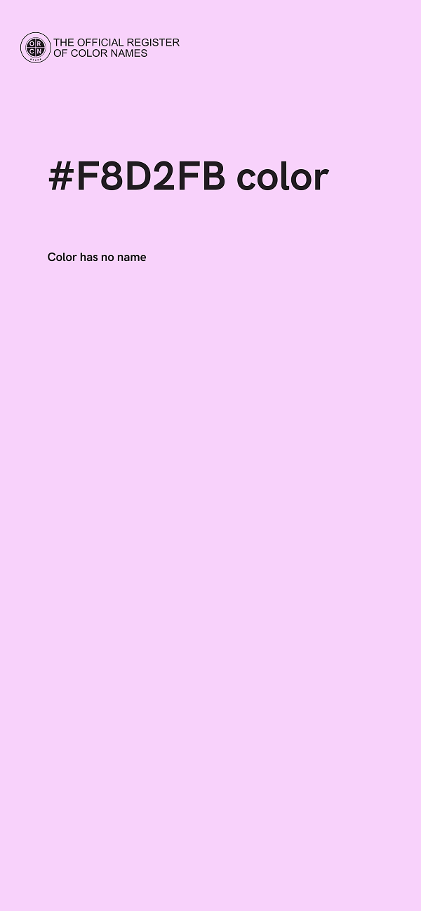 #F8D2FB color image