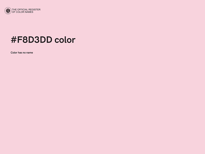 #F8D3DD color image