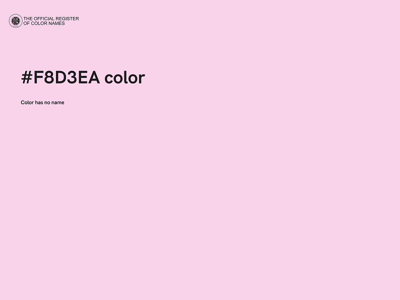 #F8D3EA color image