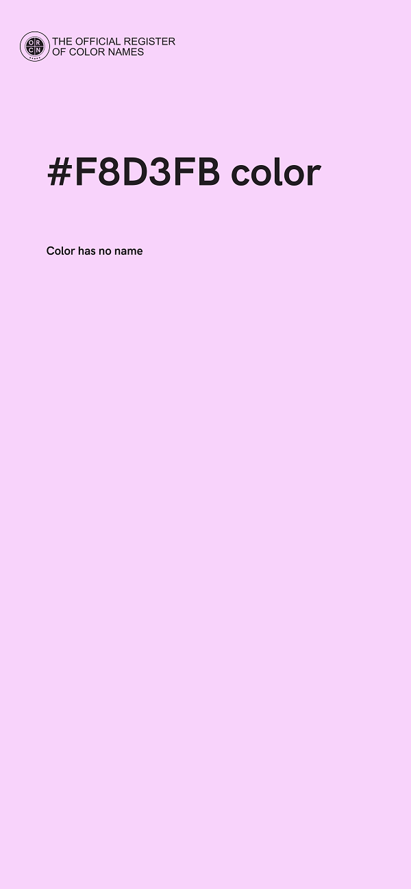#F8D3FB color image
