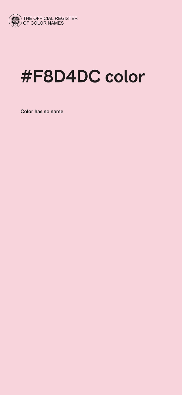 #F8D4DC color image