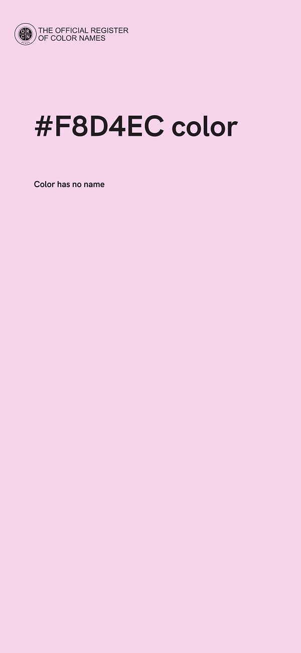 #F8D4EC color image