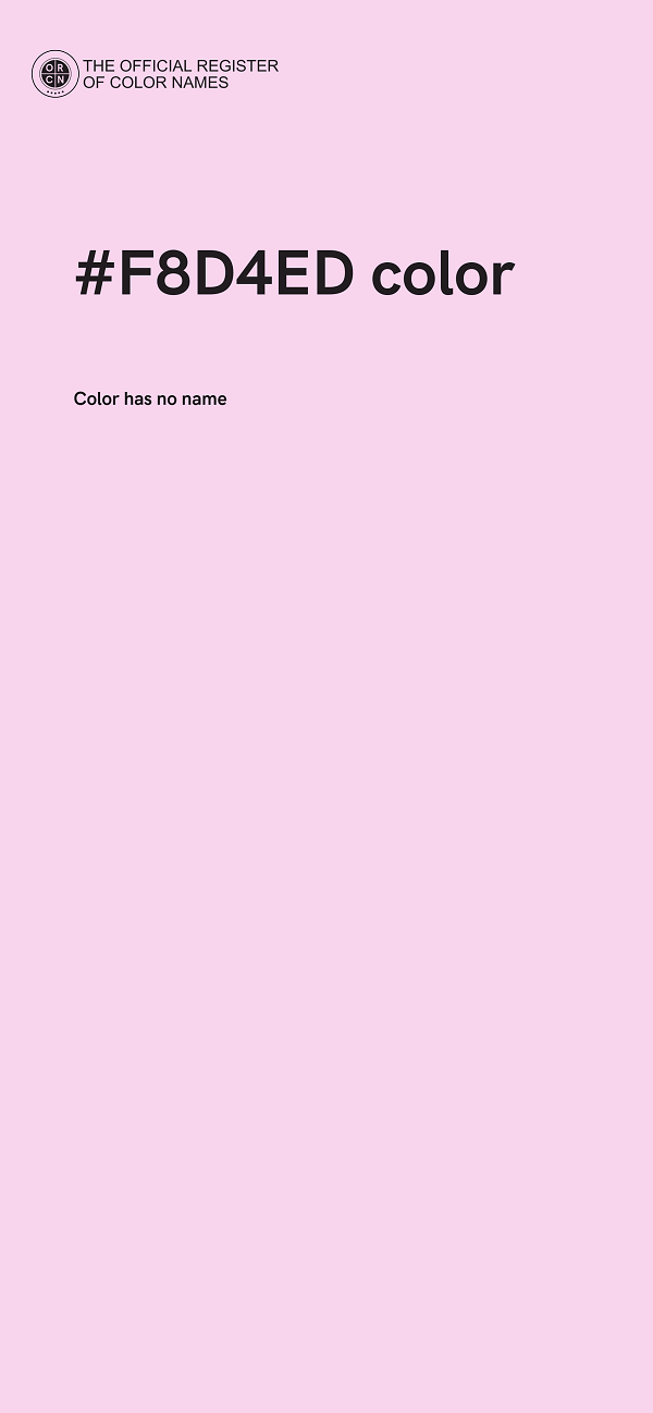 #F8D4ED color image