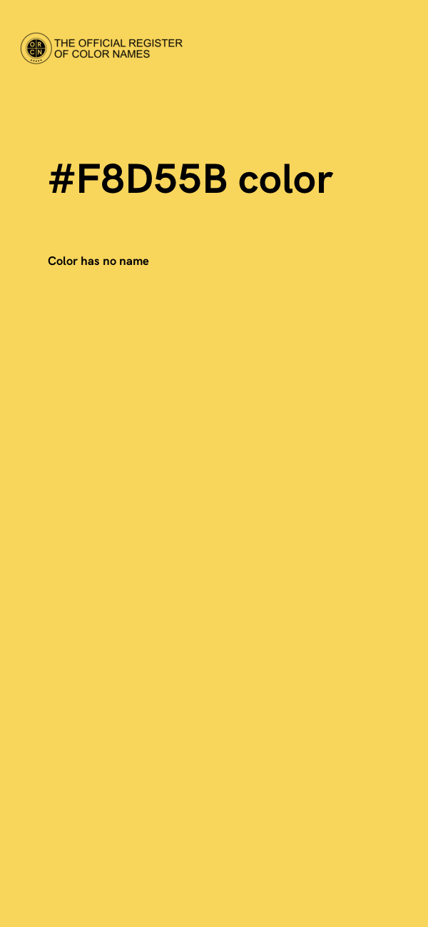 #F8D55B color image