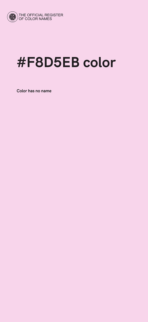#F8D5EB color image