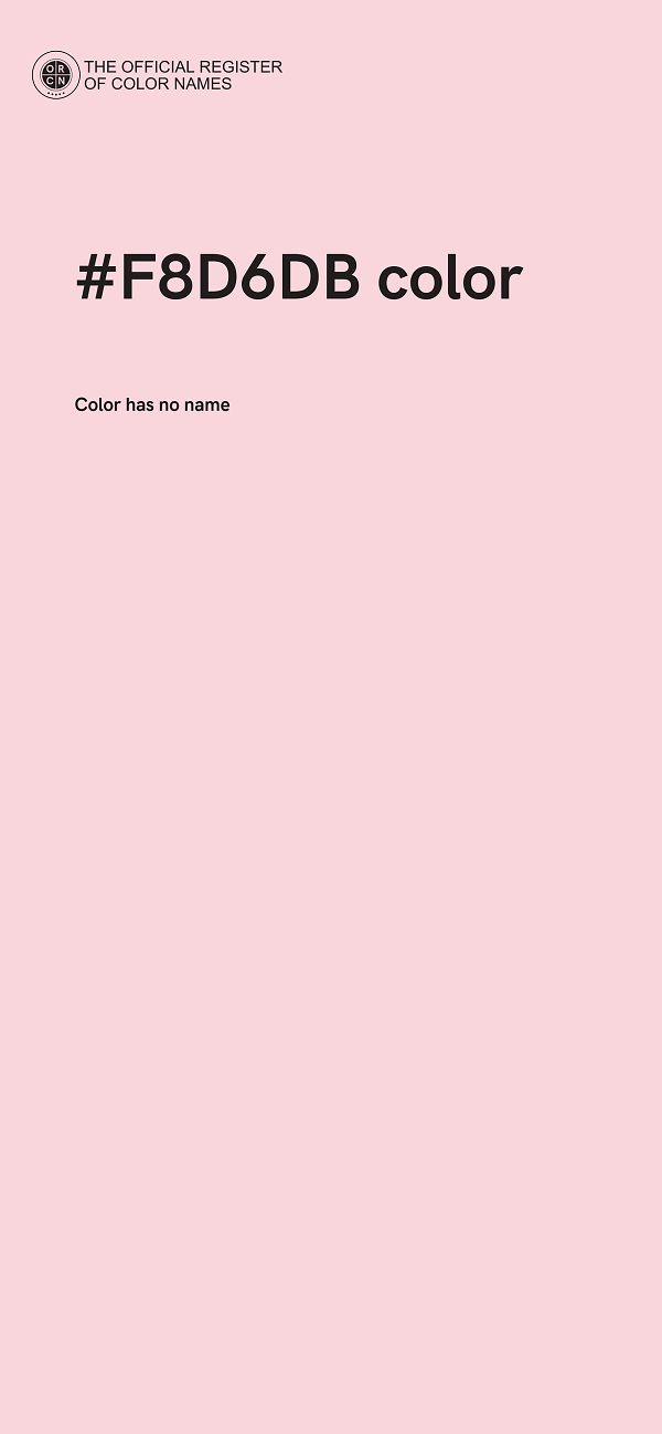 #F8D6DB color image