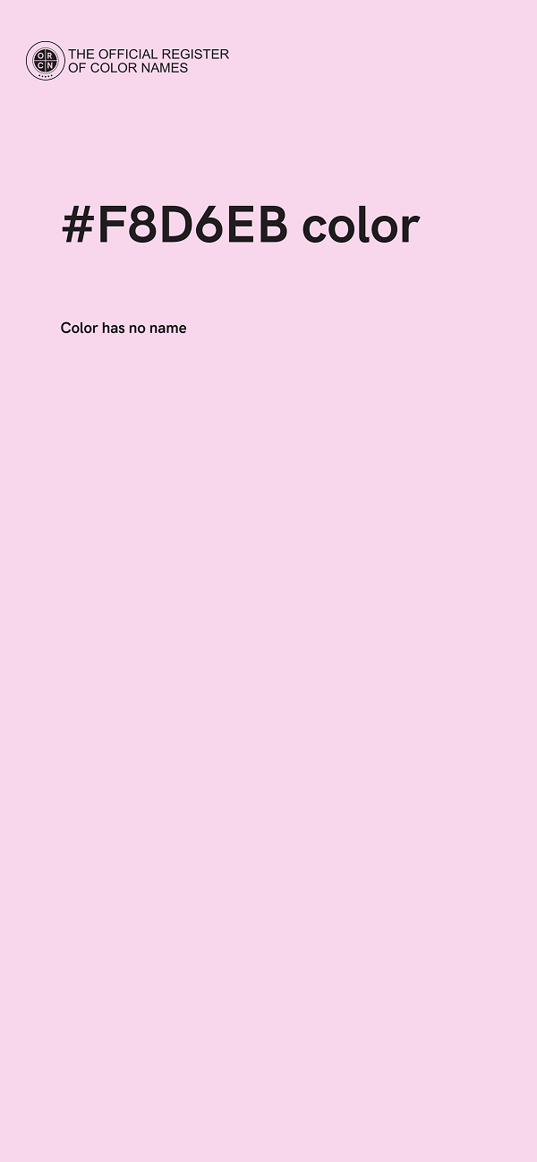 #F8D6EB color image