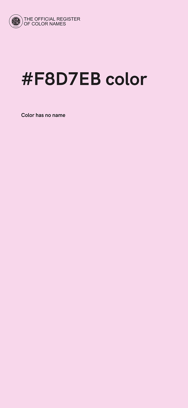 #F8D7EB color image