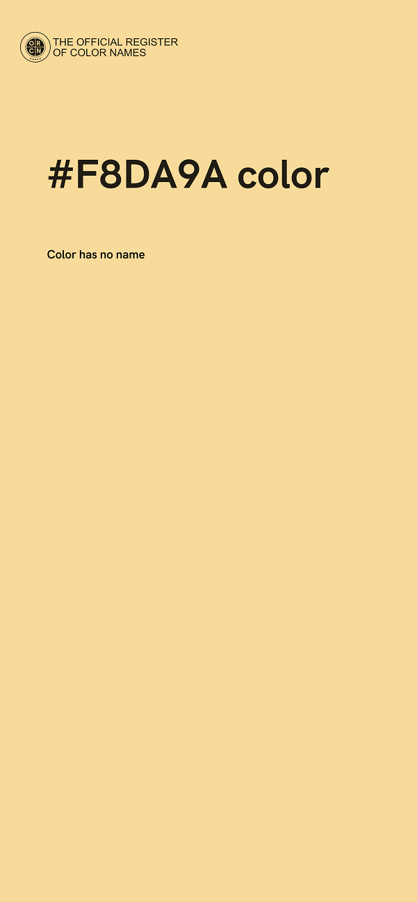 #F8DA9A color image