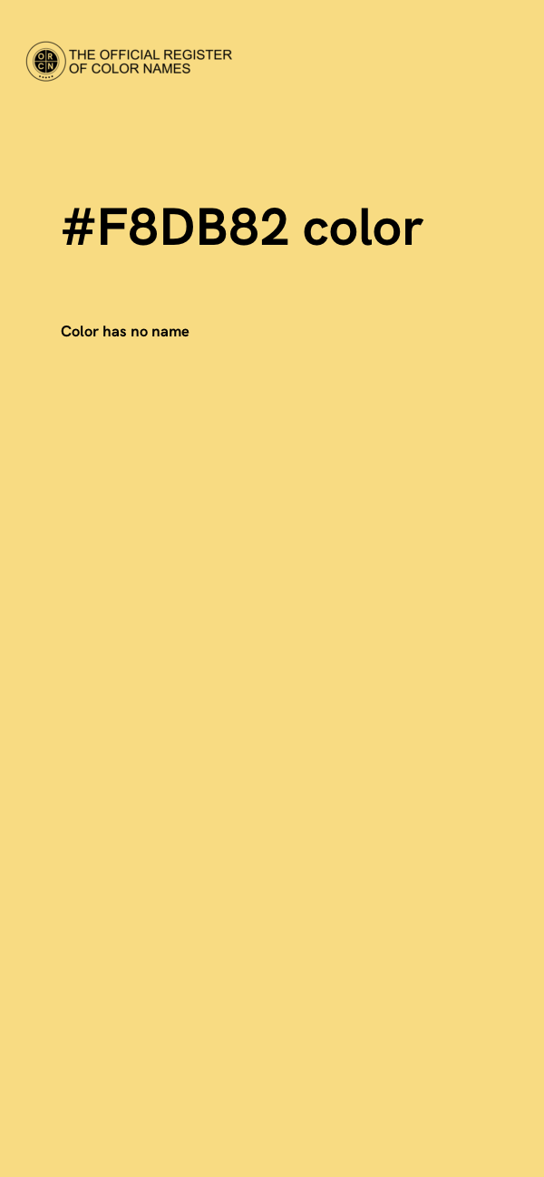 #F8DB82 color image