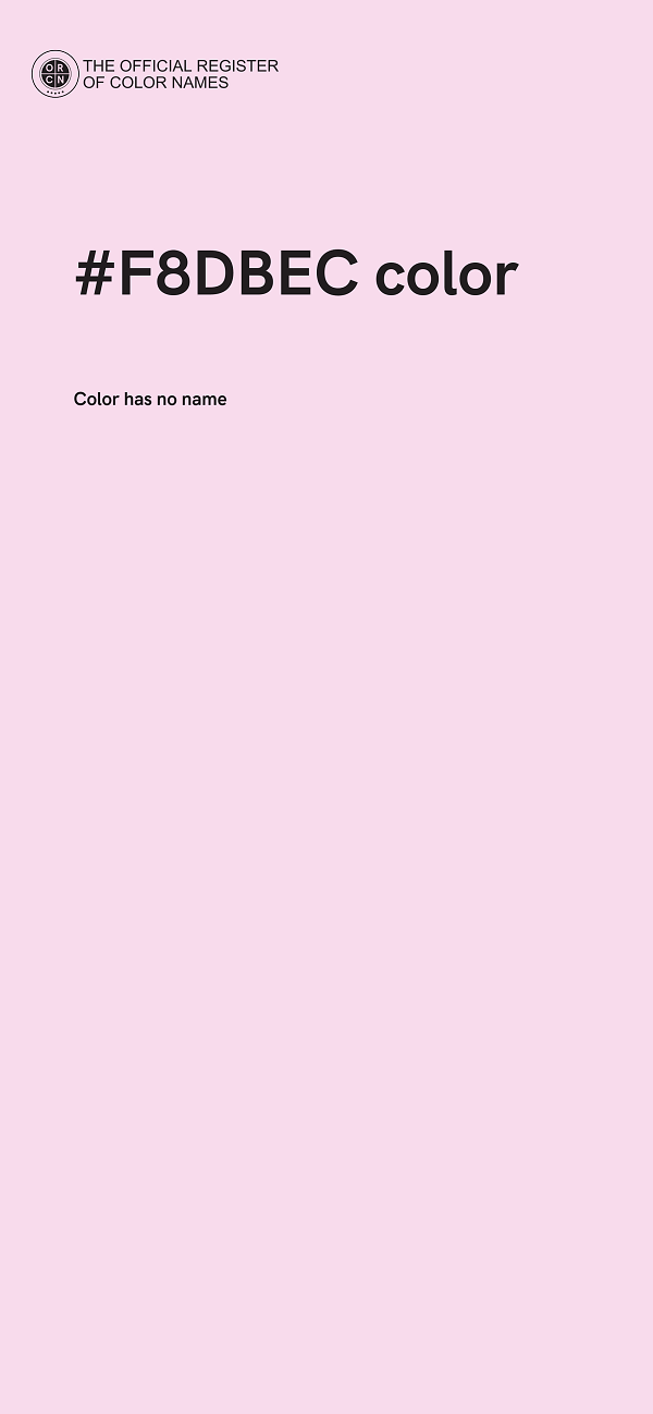 #F8DBEC color image