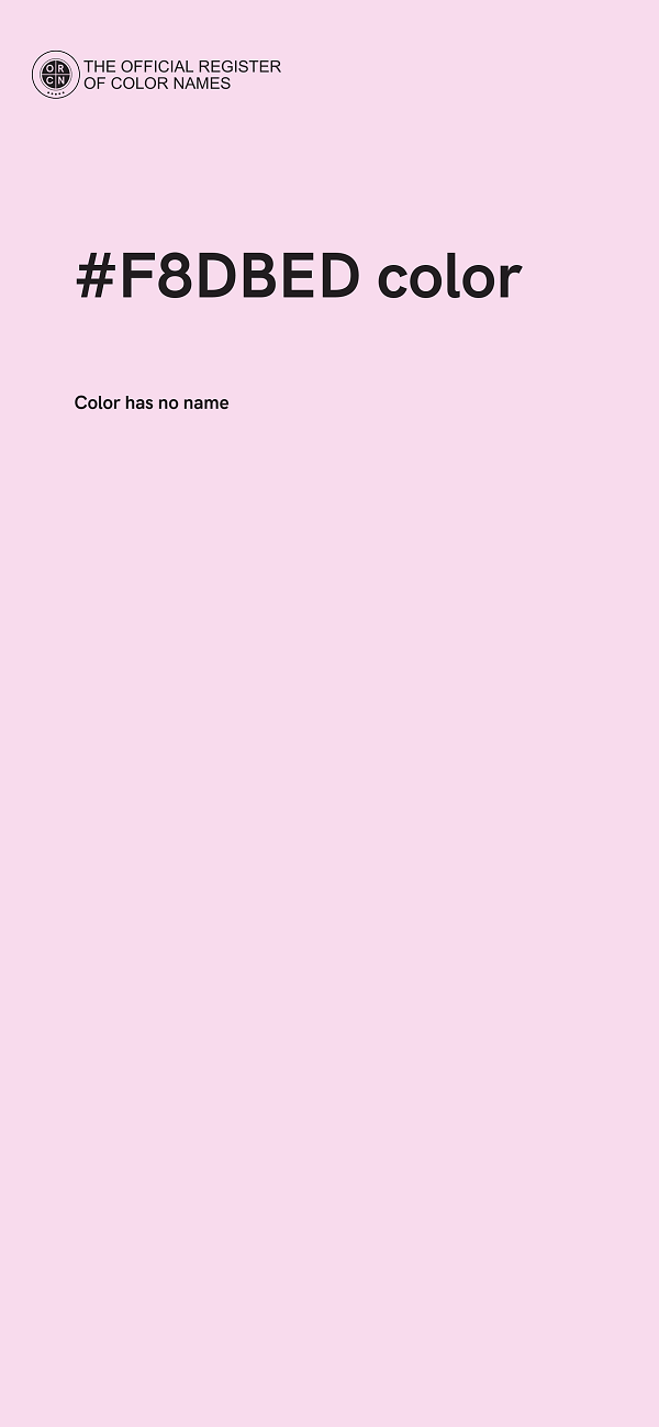 #F8DBED color image