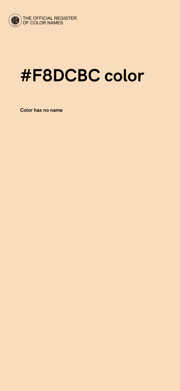 #F8DCBC color image
