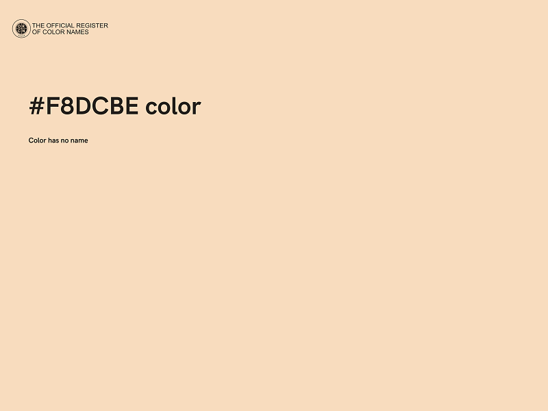 #F8DCBE color image