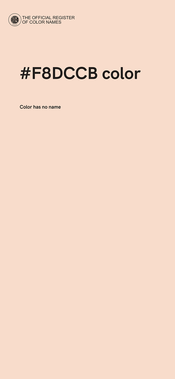 #F8DCCB color image