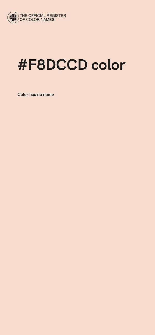 #F8DCCD color image