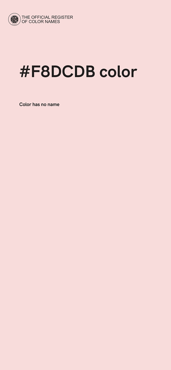 #F8DCDB color image