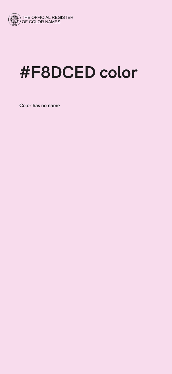#F8DCED color image