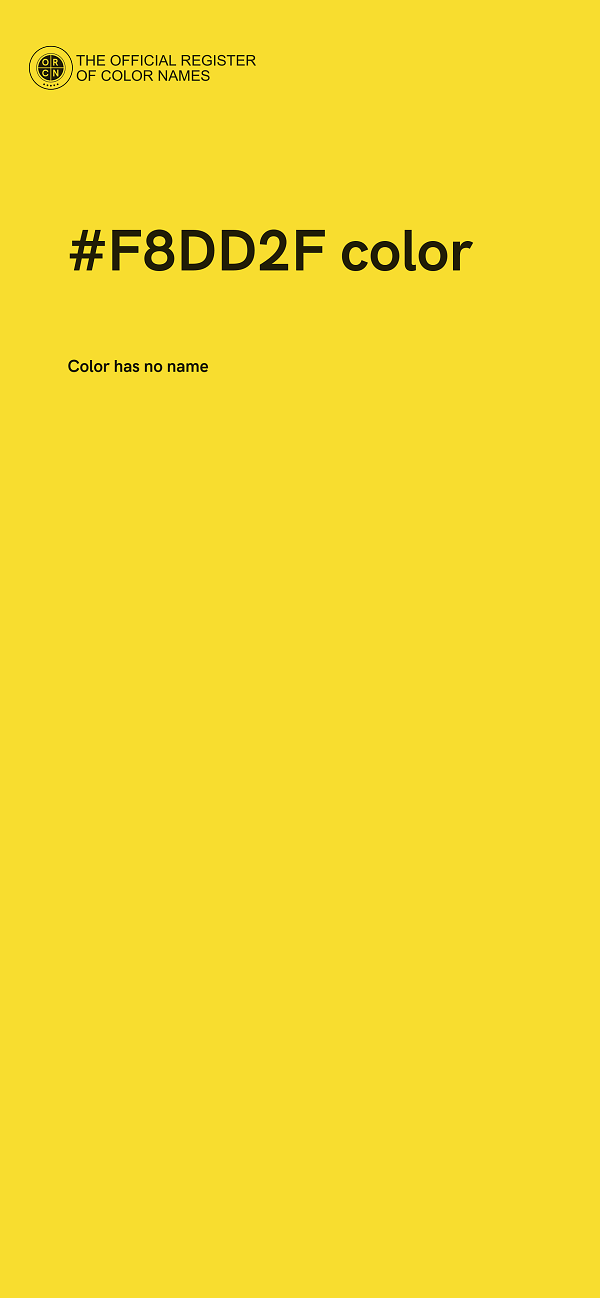 #F8DD2F color image