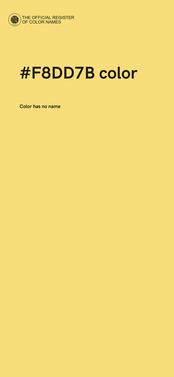 #F8DD7B color image