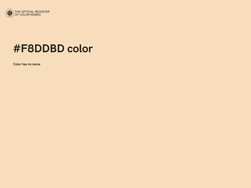 #F8DDBD color image