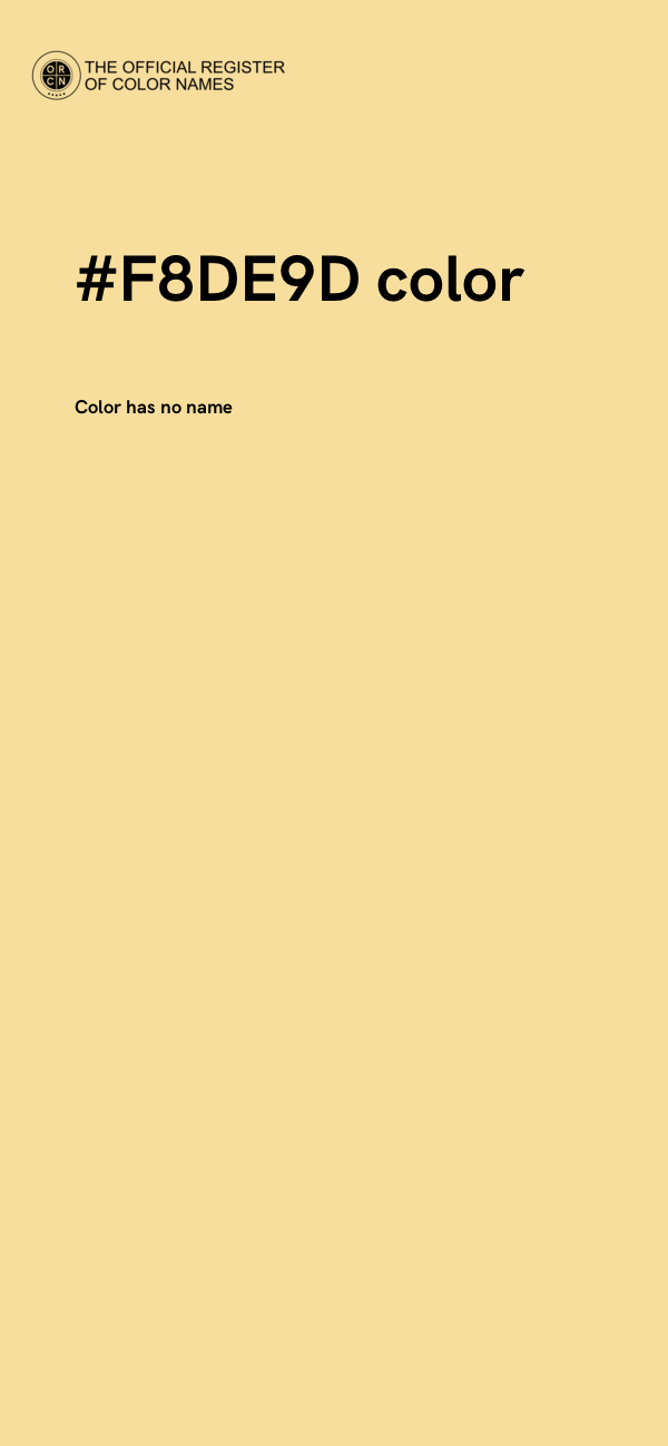 #F8DE9D color image